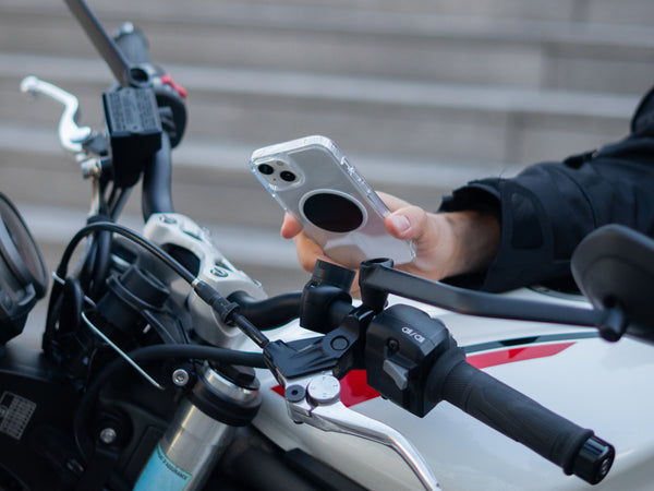 Soporte de teléfono para manillar de moto PRO