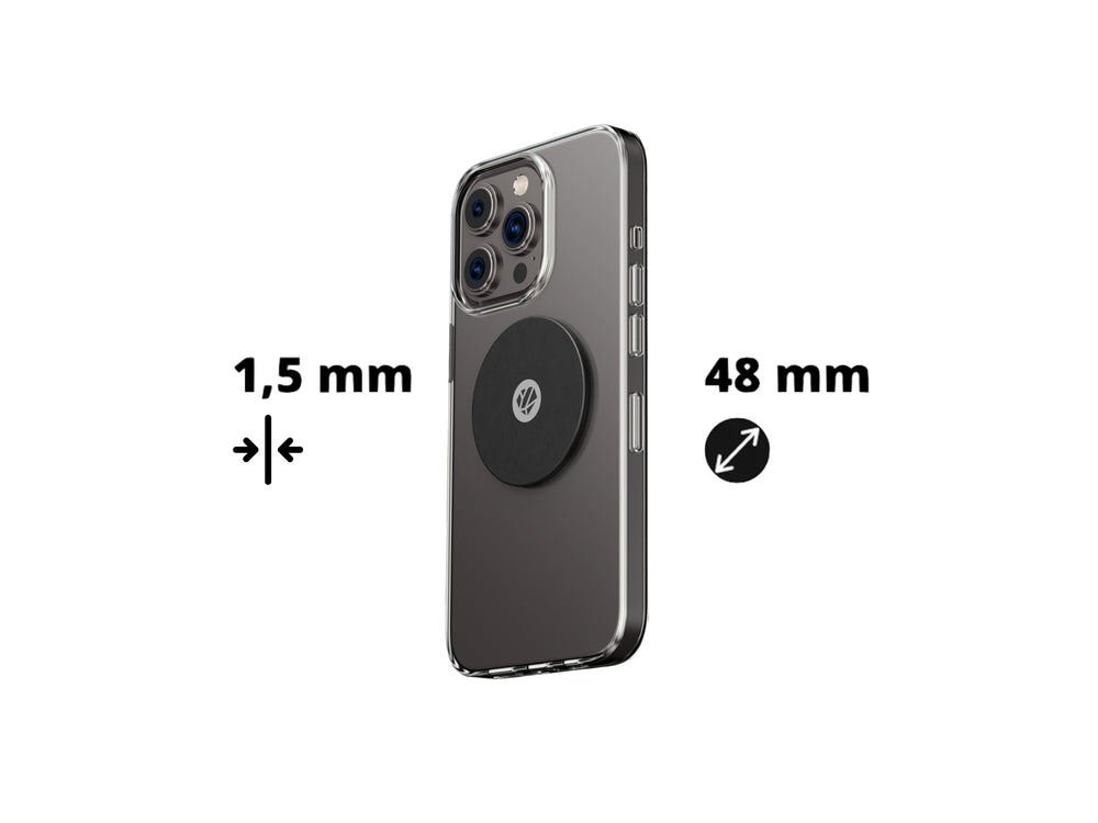 Placa metálica adhesiva