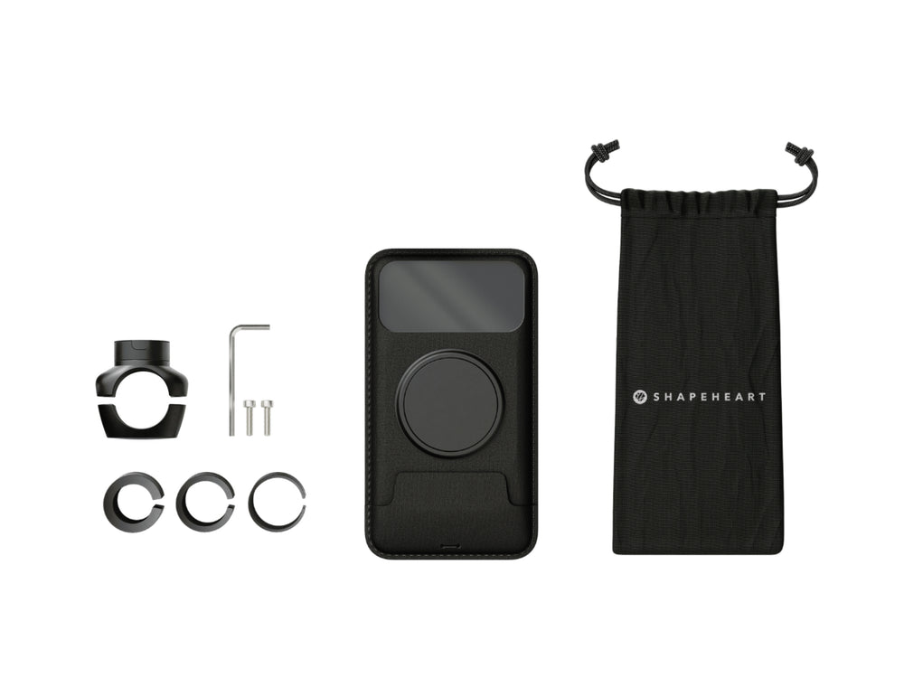 Contenido del paquete: bolsa de transporte, bolsa con ventana para cámara, herramientas de montaje y adaptadores, soporte para bicicleta profesional