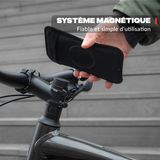 Soporte teléfono potencia de bicicleta