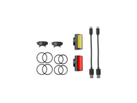 Contenido del paquete: Luces Shapeheart con fijación magnética y cable de carga incluidos.