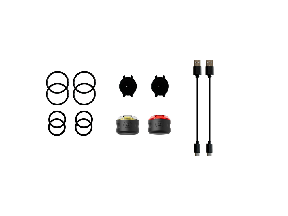 Mini luces magnéticas delanteras y traseras