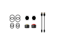 Mini luces magnéticas delanteras y traseras