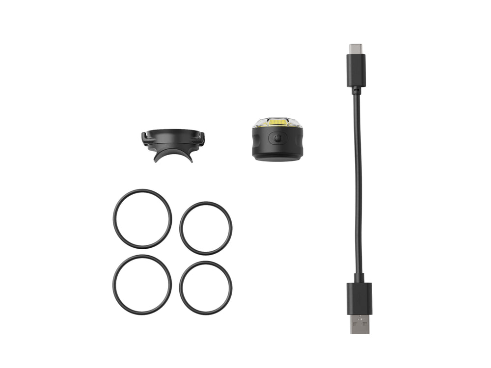 Mini luz frontal magnética