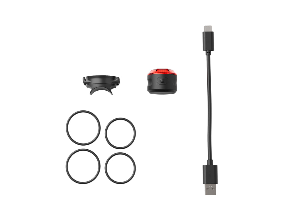 Mini luz trasera magnética