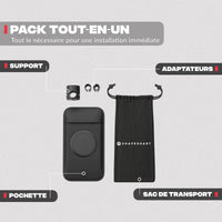 Soporte de teléfono para retrovisor de scooter y moto