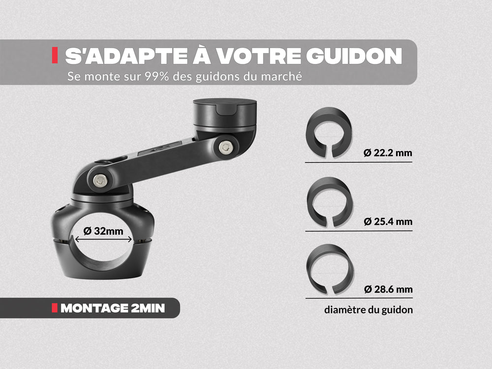Soporte para teléfono para motocicleta PRO BOOST