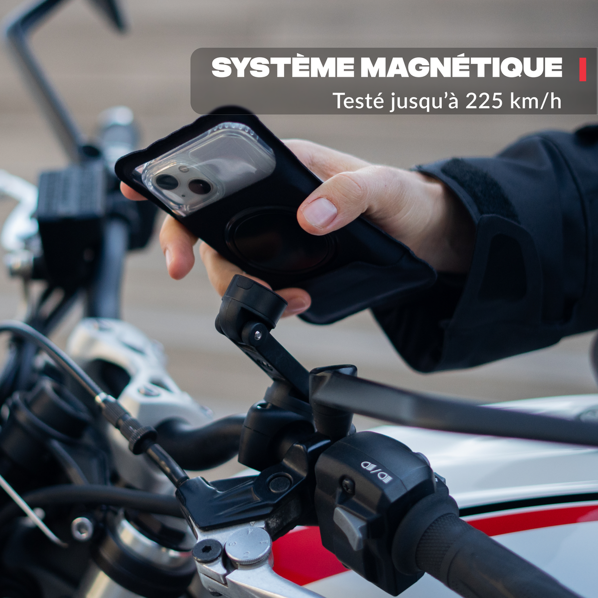 Soporte de teléfono moto PRO BOOST