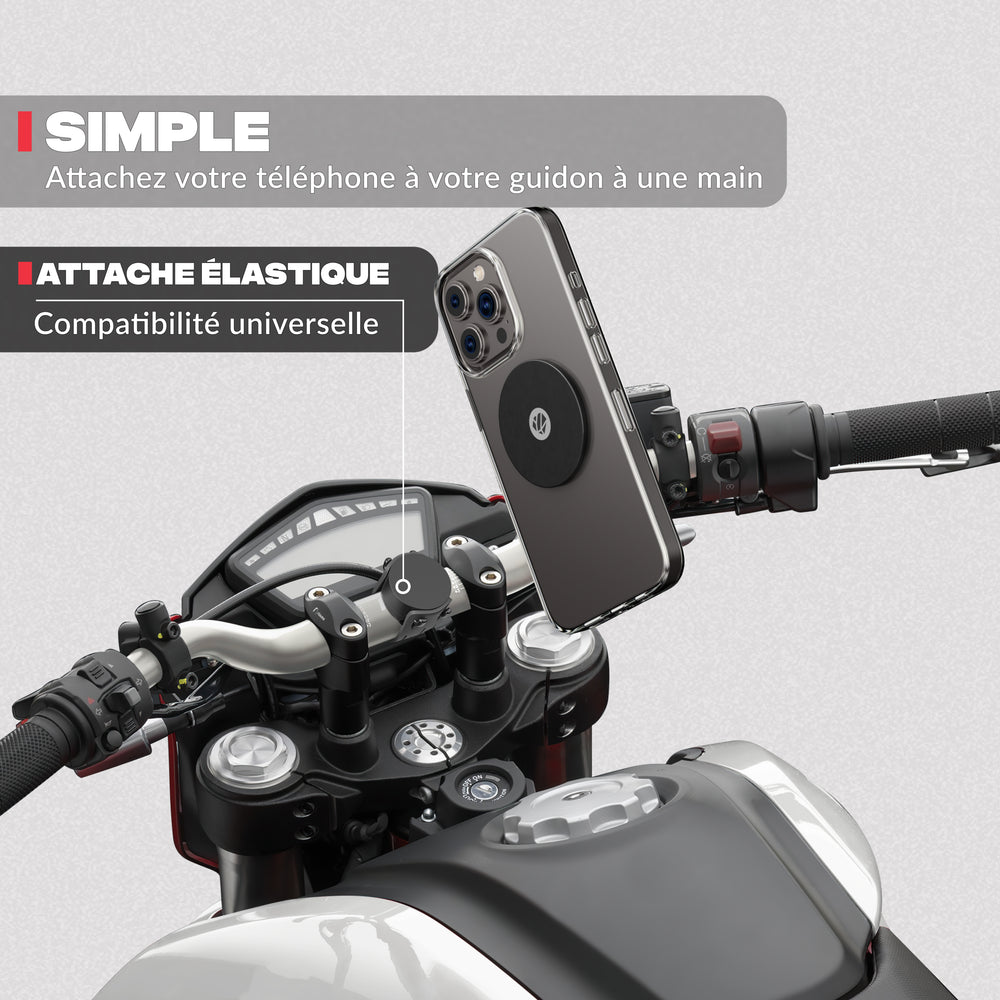 Soporte de teléfono para moto