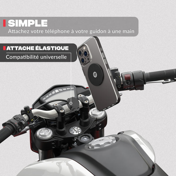 Soporte de teléfono para moto