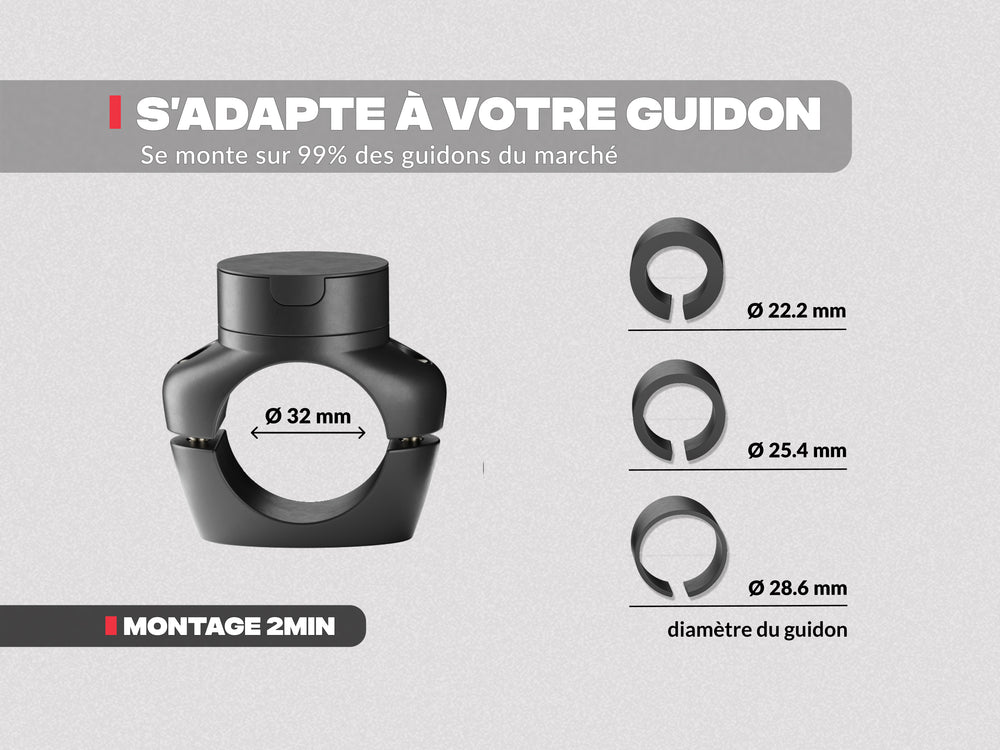 Soporte para teléfono para motocicleta PRO